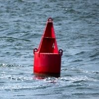 red starboard buoy for navigation
