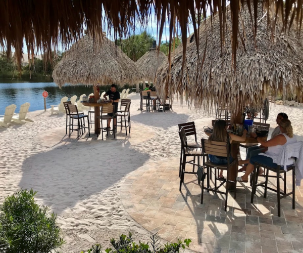 Crumps Landing Beach front restaurant