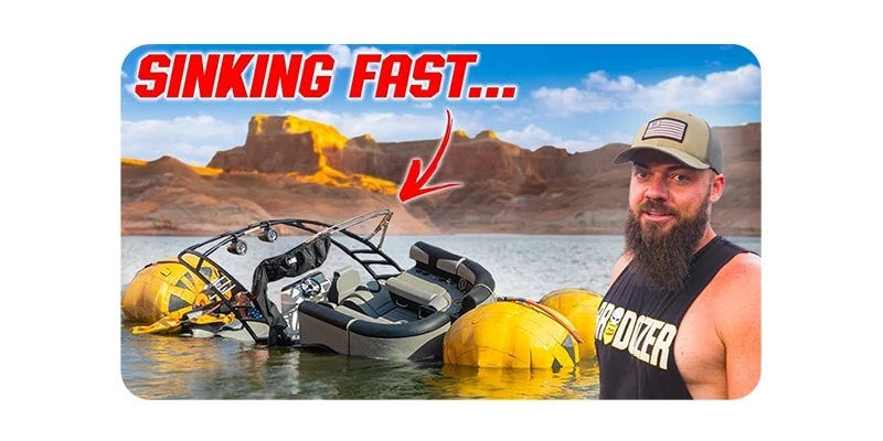 HeavyDSparks boat rescue on Lake Powell