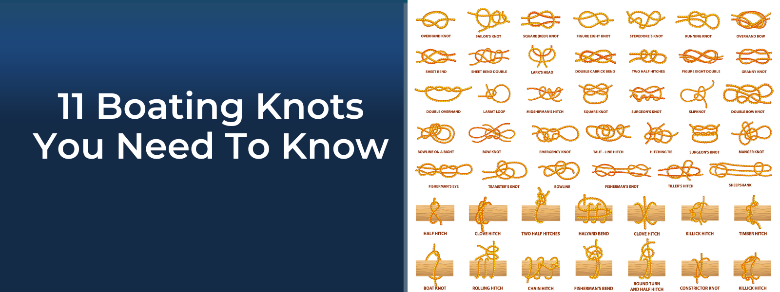 11 Boating Knots You Need To Know | Nautical Knots For Sailing & Boating nautical-knots-for-sailing-and-boating