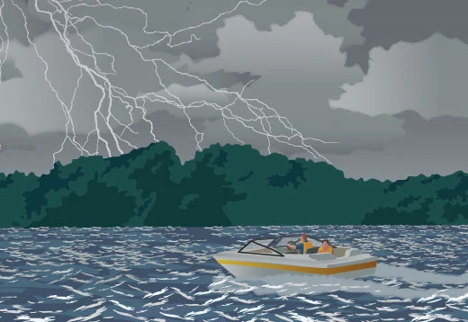 determine the distance of an approaching thunderstorm thunderstorm-distance-boater