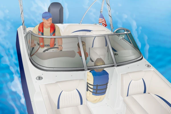 You are caught in severe weather while boating. Where should you seat your passengers? Where-should-you-seat-your-passengers