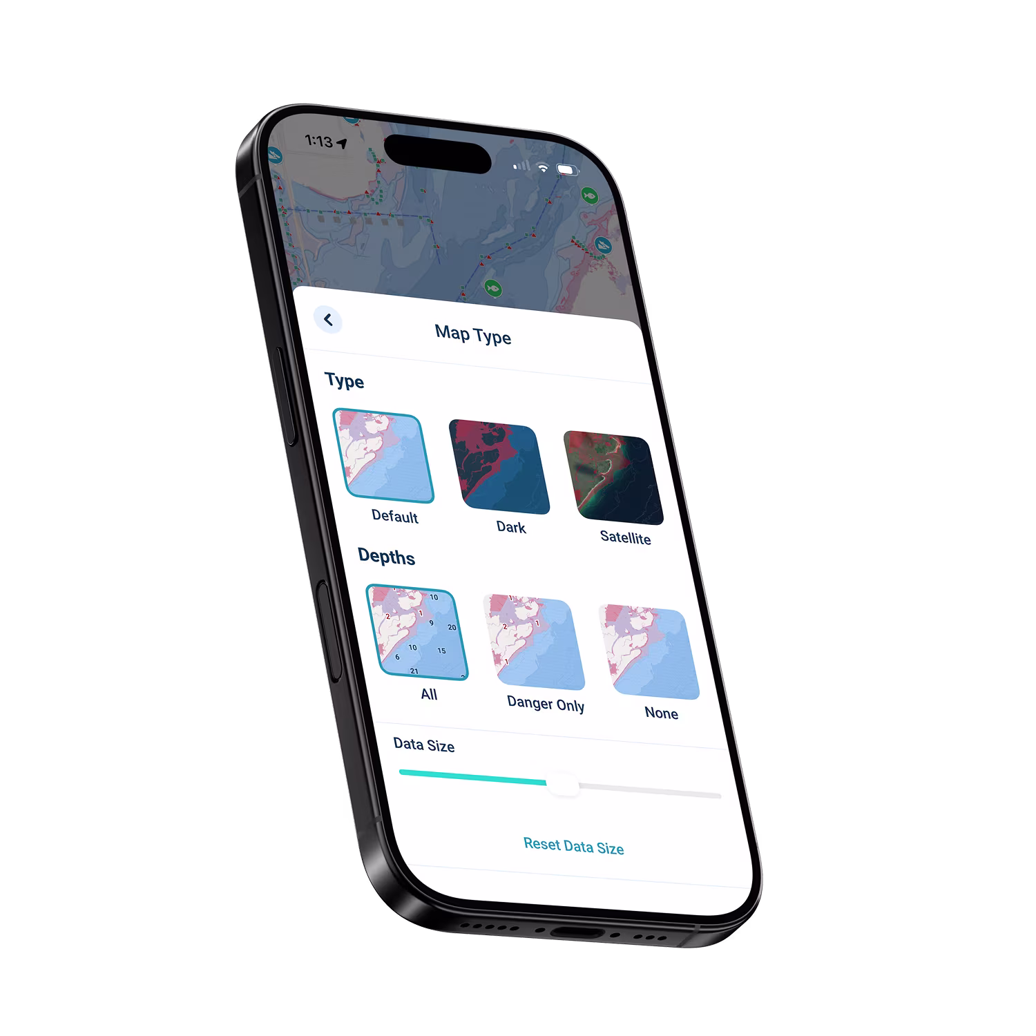 Custom maps wavve boating app