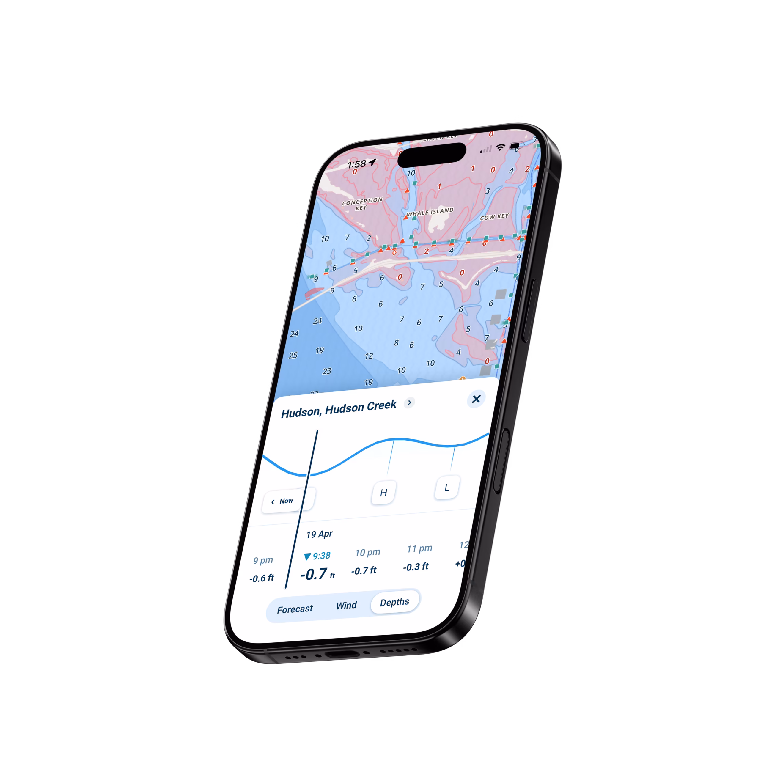 Wavve boating app tides